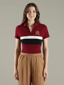 Tommy Hilfiger - Colorblock Regular Fit Cotton Polo T-Shirt