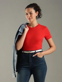 Tommy Hilfiger - Solid Slim Fit Cotton T-Shirt