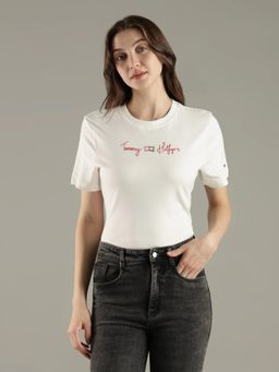 Tommy Hilfiger - Typographic Relaxed Fit Cotton T-Shirt