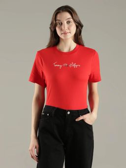 Tommy Hilfiger - Typographic Relaxed Fit Cotton T-Shirt