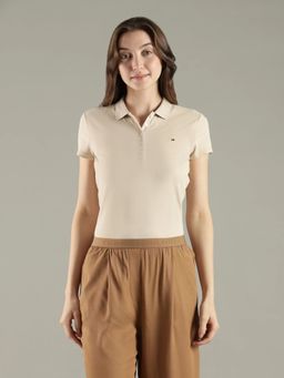 Tommy Hilfiger - Solid Slim Fit Cotton Polo T-Shirt