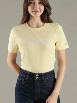 Tommy Hilfiger - Typographic Regular Fit Cotton T-Shirt