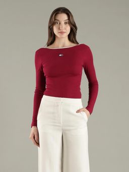 Tommy Hilfiger - Solid Slim Fit Cotton Top