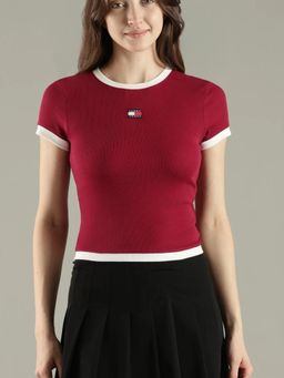 Tommy Hilfiger - Solid Slim Fit Cotton T-Shirt
