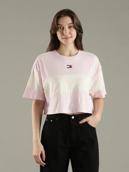 Tommy Hilfiger - Striped Relaxed Fit Cotton T-Shirt