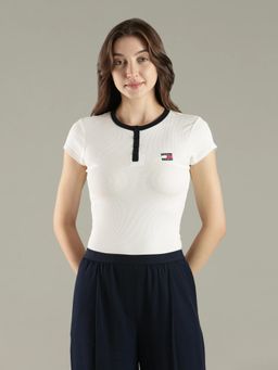 Tommy Hilfiger - Solid Slim Fit Cotton T-Shirt