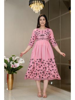 The Perfect Fit Co. - Pink Women's Casual Dress