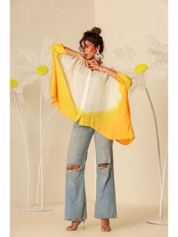 Keva Clothing - Mul Ombre Printed Multi-Color Kaftan Shirt