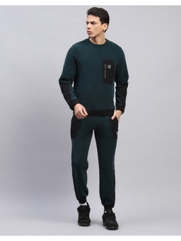 Rock.it - House Of Green Colorblock Round Neck Full Sleeve Tracksuit (Set of 2)