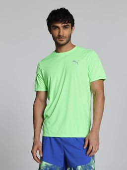 Puma - RUN FAVORITE Men's Green T-Shirt