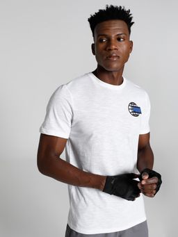 Puma - Graphic Running Men's White T-Shirt