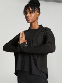 Puma - STUDIO UNWIND Long Women's Black Cardigan