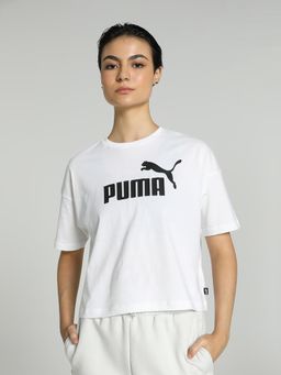 Puma - Essentials Ped Logo Women's White T-Shirt
