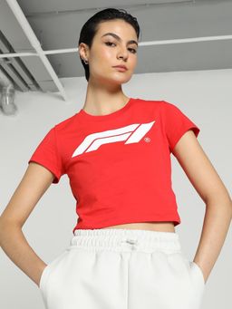 Puma - F1 Essentials Baby Women's Red T-Shirt