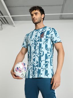 Puma - Neymar JR Creativity Logo Men's Blue T-Shirt