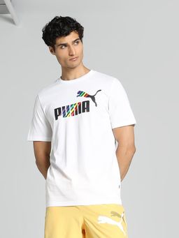Puma - Essentials+ LOVE IS LOVE Men's White T-Shirt