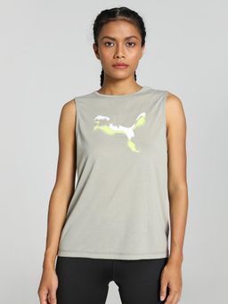 Puma - MODERN SPORTS Women's Beige T-Shirt