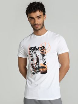 Puma - Graphic III Men's White T-Shirt