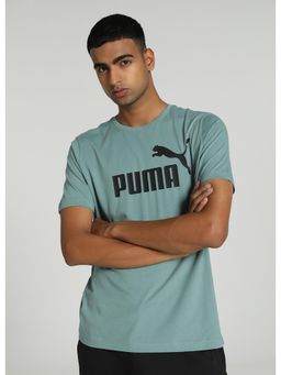 Puma - Essentials Logo Men's Grey T-Shirt
