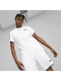 Puma - Essentials TAPE LOVE IS LOVE Men's White T-Shirt