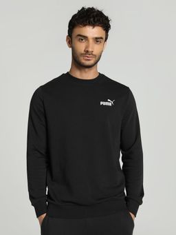 Puma - Essentials Small Logo Crew TR Men's Black Sweatshirt