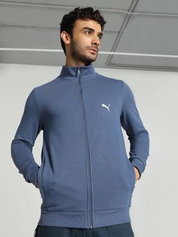 Puma - Zippered Full-Zip Men's Blue Jacket