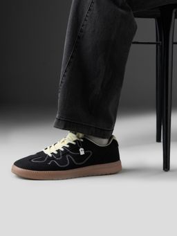 The Souled Store - Ubz Fly: Black Men Low Top Sneakers