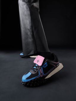 The Souled Store - Velocity: Flow Black Women Low Top Sneakers