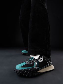 The Souled Store - Velocity: Black Men Low Top Sneakers