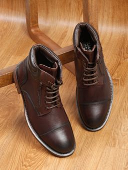 Teakwood - Men Brown Casual Boots