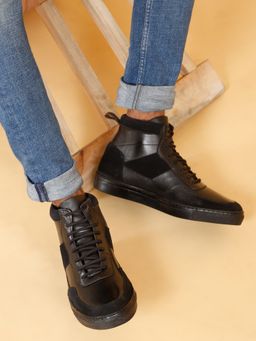 Teakwood - Men Black Sneakers