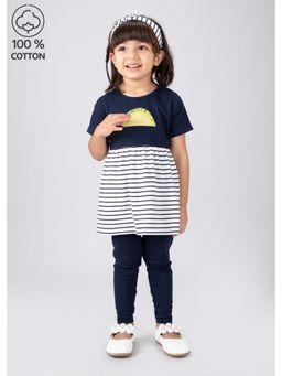 Hopscotch - Pure Cotton Top and Leggings with Headband (Set of 2)