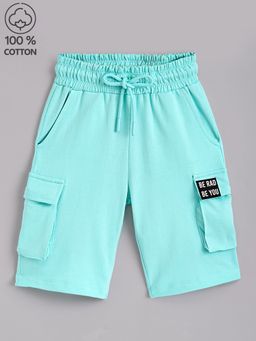 Hopscotch - Blue Pure Cotton Shorts