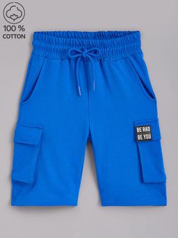 Hopscotch - Blue Pure Cotton Shorts
