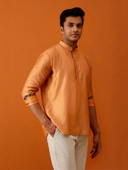 AAVYAM - Stunning Orange Short Kurta