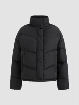 Cider - High Neck Solid Pocket Puffer
