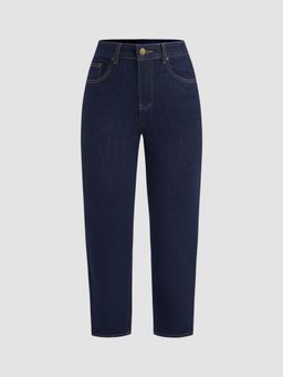 Cider - Stretch Cider Denim High Rise Pocket Tapered Jeans
