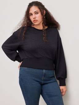 Cider - Solid Long Sleeve Sweatshirt Curve & Plus