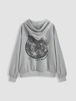 Cider - Terry Party WorldWide Graphic Hoodie