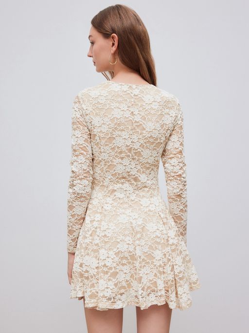 cider floral lace mini dress Cider Black Floral Velvet Flocked Lace Mini Slip Dress V-Neck Size Medium