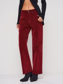 Cider - Stretch Cider Denim Low Rise Straight Leg Jeans