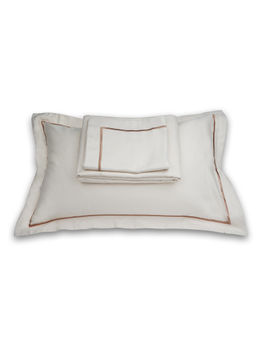 Veda Homes - Beam Sea Cream Bedsheet (Set of 3)