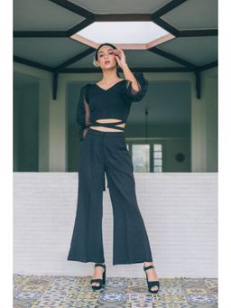 Tarini Vij - Navy Blue Sauron Co-Ord (Set of 2)