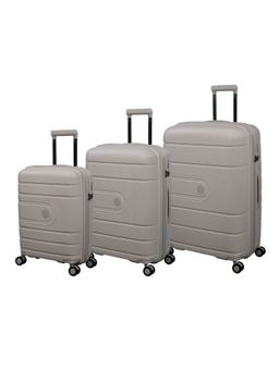 it luggage - Eco Tough Beige Set of 3 28-24-20 Inches Expandable Hardsided TSA Luggage Trolley