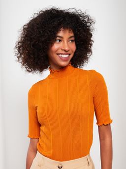 LC WAIKIKI - Half Turtleneck Straight Short Sleeve Womens Sweater