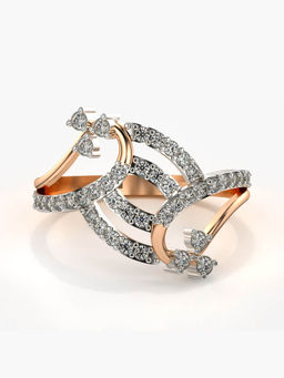 Valanova - Hallmarked 14K Rose Gold Certified Lab Grown Diamond Ring
