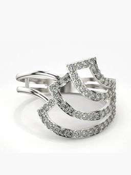 Valanova - Hallmarked 18K White Gold Certified Lab Grown Diamond Ring