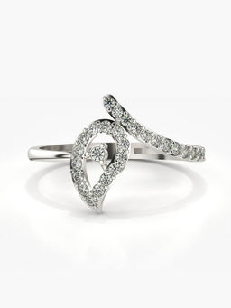 Valanova - Hallmarked 14K White Gold Certified Lab Grown Diamond Ring