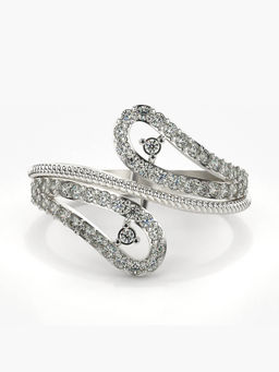 Valanova - Hallmarked 14K White Gold Certified Lab Grown Diamond Ring