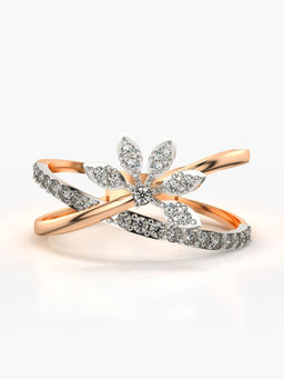 Valanova - Hallmarked 14K Rose Gold Certified Lab Grown Diamond Ring